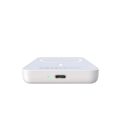 Yesido YP29 5.000 mAh Kablosuz Şarjlı Magsafe Powerbank - Beyaz