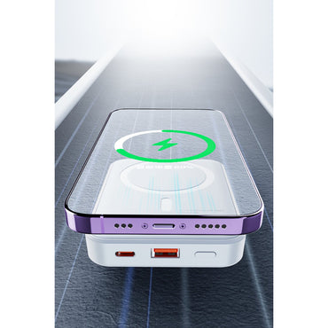 Yesido YP45 10.000 mAh 20W Dijital Göstergeli 15W Kablosuz Şarjlı Standlı Magsafe PD Hızlı Şarj Powerbank