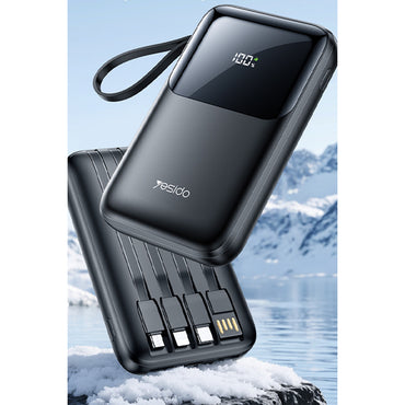 Yesido YP71 Dijital Göstergeli 10.000 mAh 6in1 22.5W PD Hızlı Şarj Powerbank