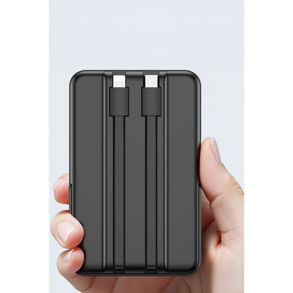 Yesido YP72 Dijital Göstergeli 10.000 mAh Akıllı Saat Şarj Edebilen Kablosuz Magsafe Powerbank - Siyah
