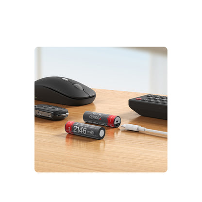 Yesido YP88 4 Adet Şarj Edilebilir Yüksek Verimli 1430 mAh 1.5V AA Pil