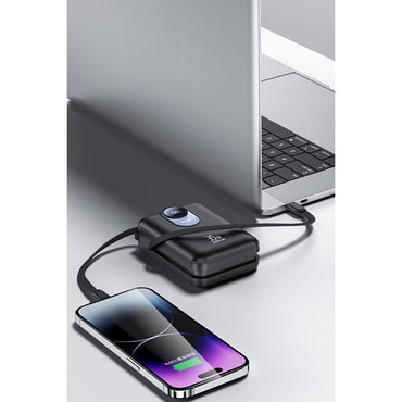 Yesido YP94 Dijital Göstergeli 20.000 mAh 35W Hızlı Şarj Destekli Çift Kablolu Powerbank