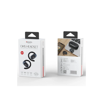 Yesido YSP13 BT 5.3 Led Güç Durumu Göstergeli Kablosuz TWS Kulaklık - Siyah