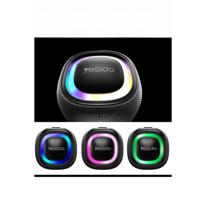 Yesido YSW21 2 Adet 40W ve 2 Adet 20W Dahili Hoparlörlü Harici Mikrofonlu BT 5.0 RGB Kablosuz Hoparlör