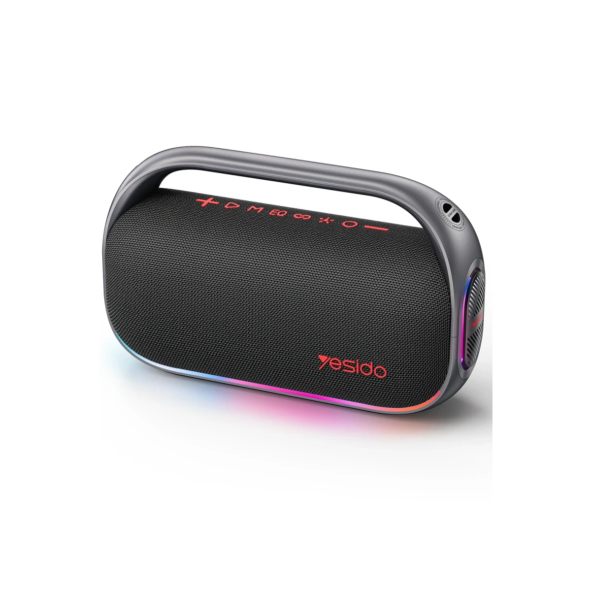 Yesido YSW31 2 Adet 40W Dahili Hoparlörlü BT 5.0 RGB Kablosuz Hoparlör - Siyah