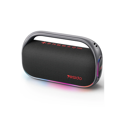 Yesido YSW31 2 Adet 40W Dahili Hoparlörlü BT 5.0 RGB Kablosuz Hoparlör - Siyah