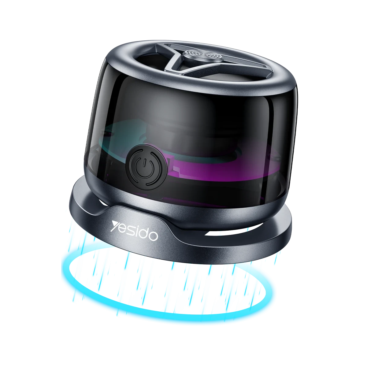 Yesido YSW32 BT 5.3 RGB Manyetik Özellikli Mini Kablosuz Hoparlör - Siyah