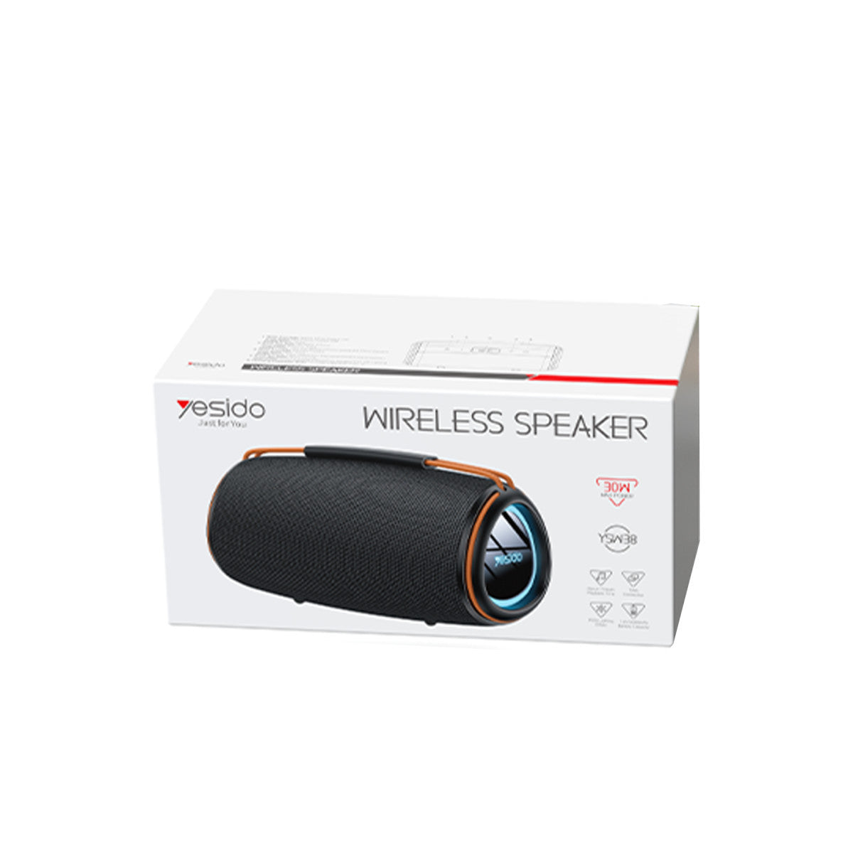 Yesido YSW38 30W Güçlü Bass Destekli Taşınabilir BT 5.3 Kablosuz Hoparlör