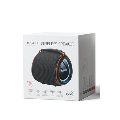 Yesido YSW40 BT 5.3 RGB Kablosuz Hoparlör - Siyah