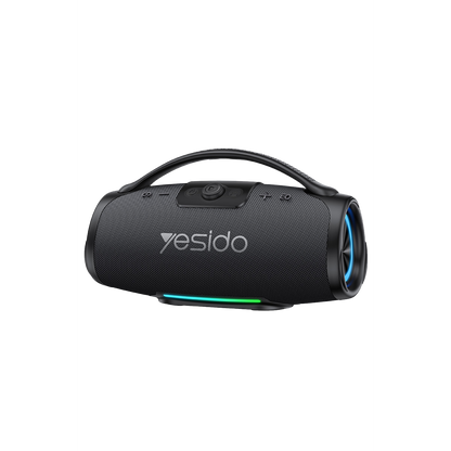Yesido YSW45 120W RGB Işıklı Karaoke Mikrofonlu Bluetooth Kablosuz Hoparlör - Siyah