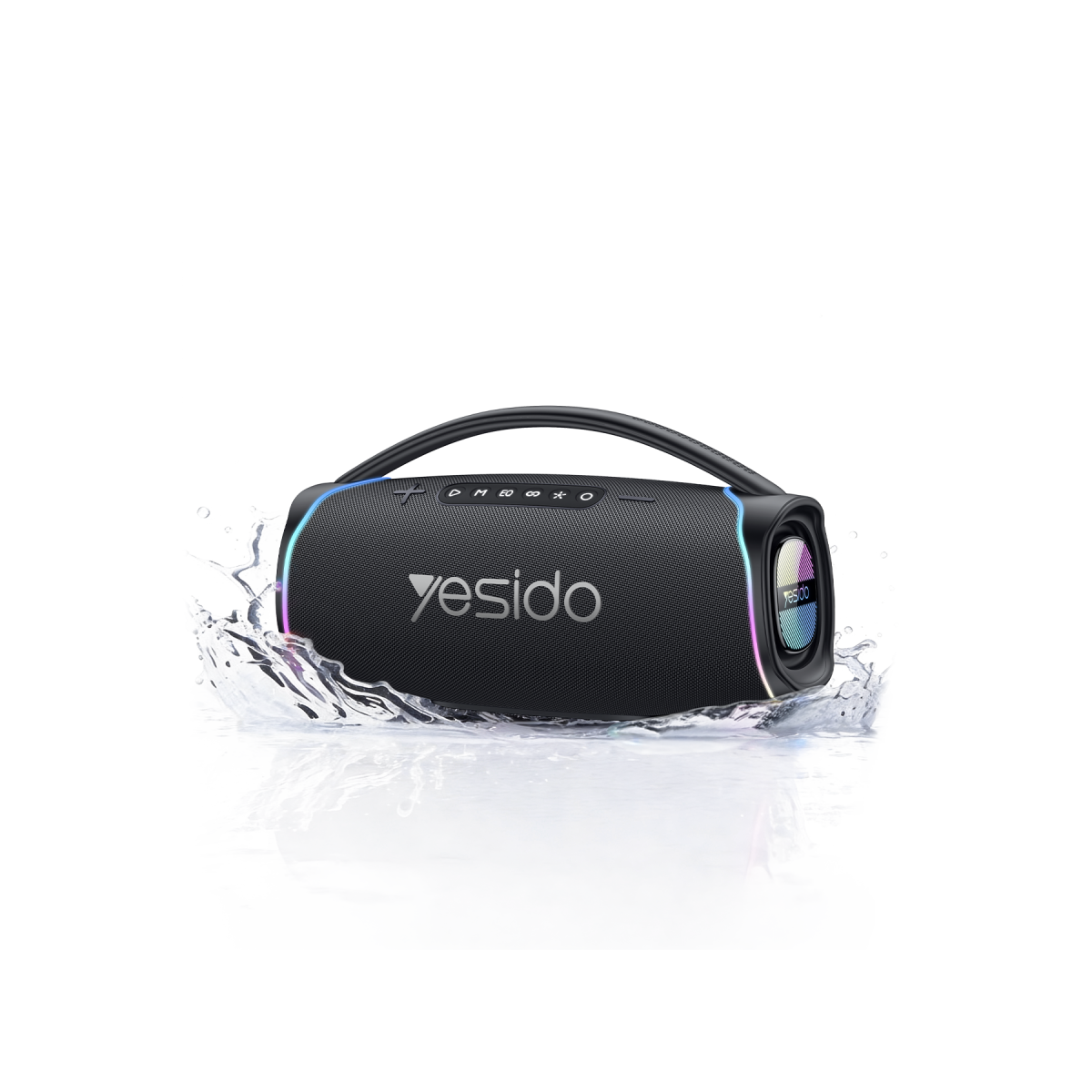 Yesido YSW46 220W RGB Işıklı Karaoke Mikrofonlu Bluetooth Kablosuz Hoparlör