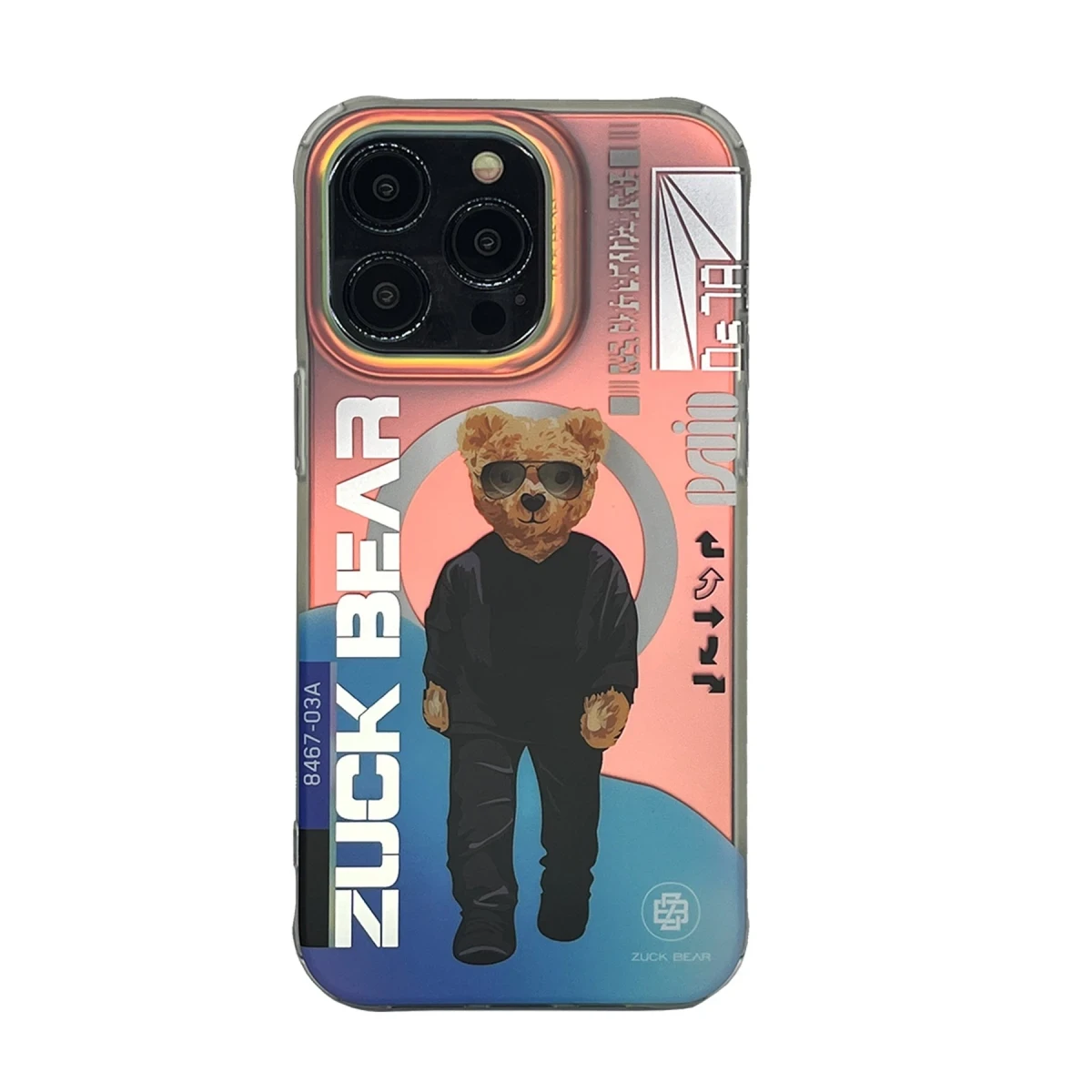 ZuckBear Apple iPhone 15 Pro Berlin Boss Magsafe Kapak - Zwei Charm