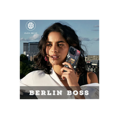 ZuckBear Apple iPhone 15 Pro Berlin Boss Magsafe Kapak - Zwei Charm