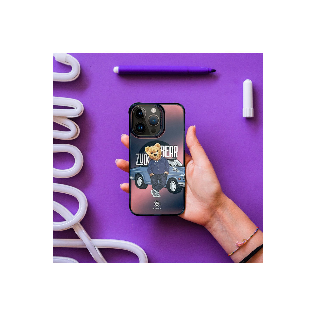 ZuckBear Apple iPhone 15 Pro California Cool Magsafe Kapak