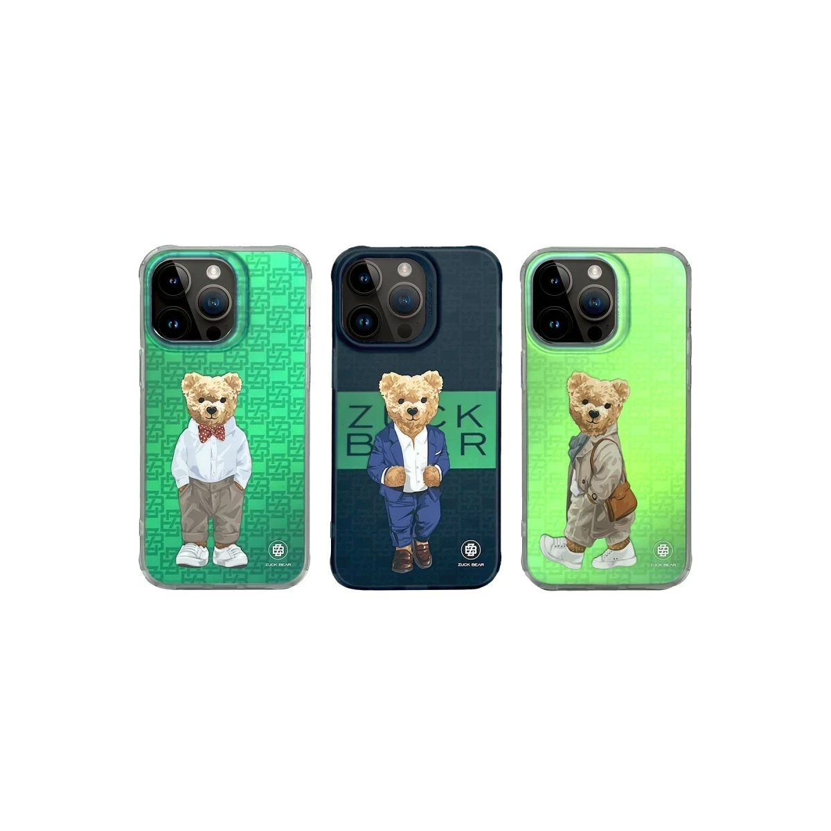 ZuckBear Apple iPhone 15 Pro French Riviera Chic Kapak - Monaco Glitz