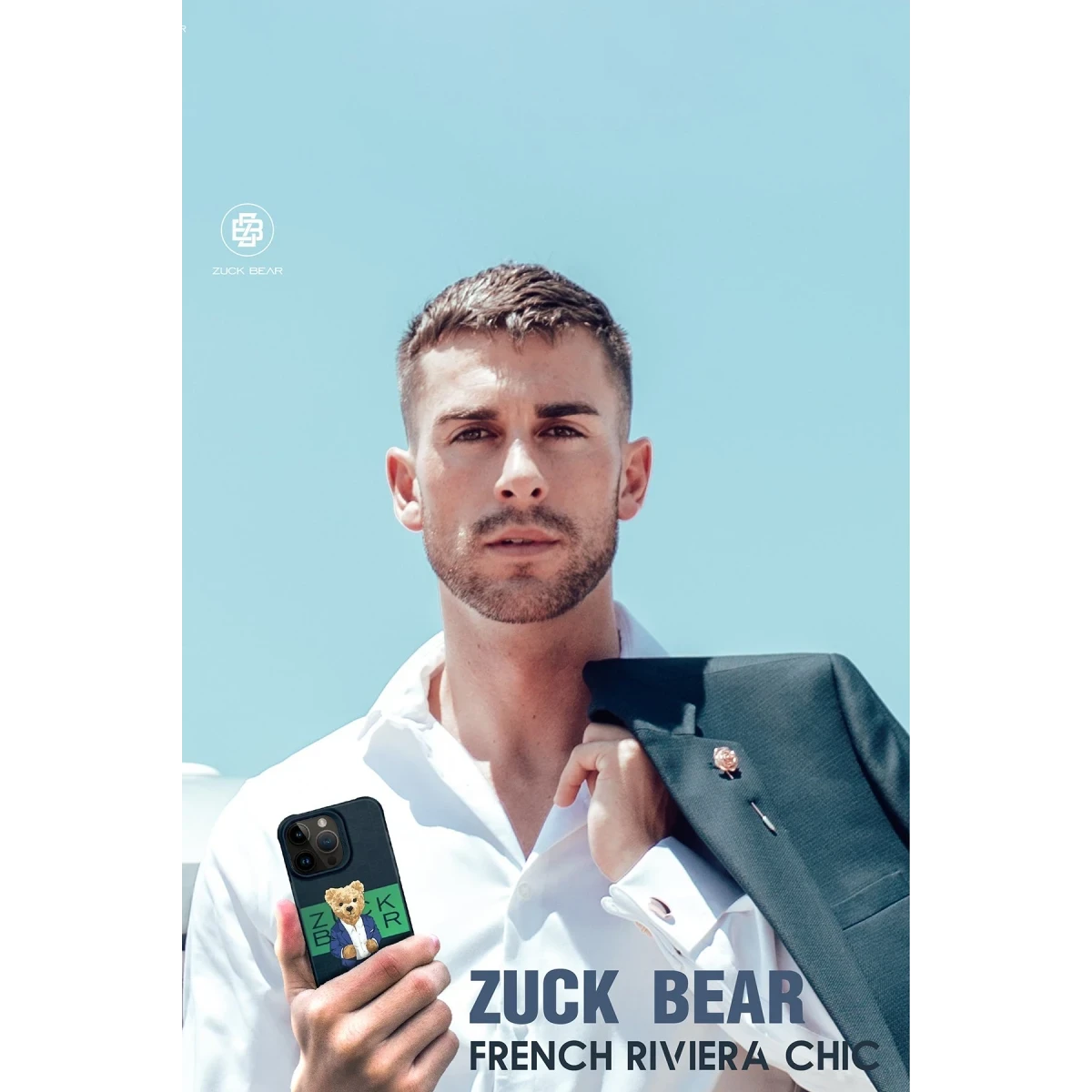 ZuckBear Apple iPhone 15 Pro French Riviera Chic Kapak - Monaco Glitz