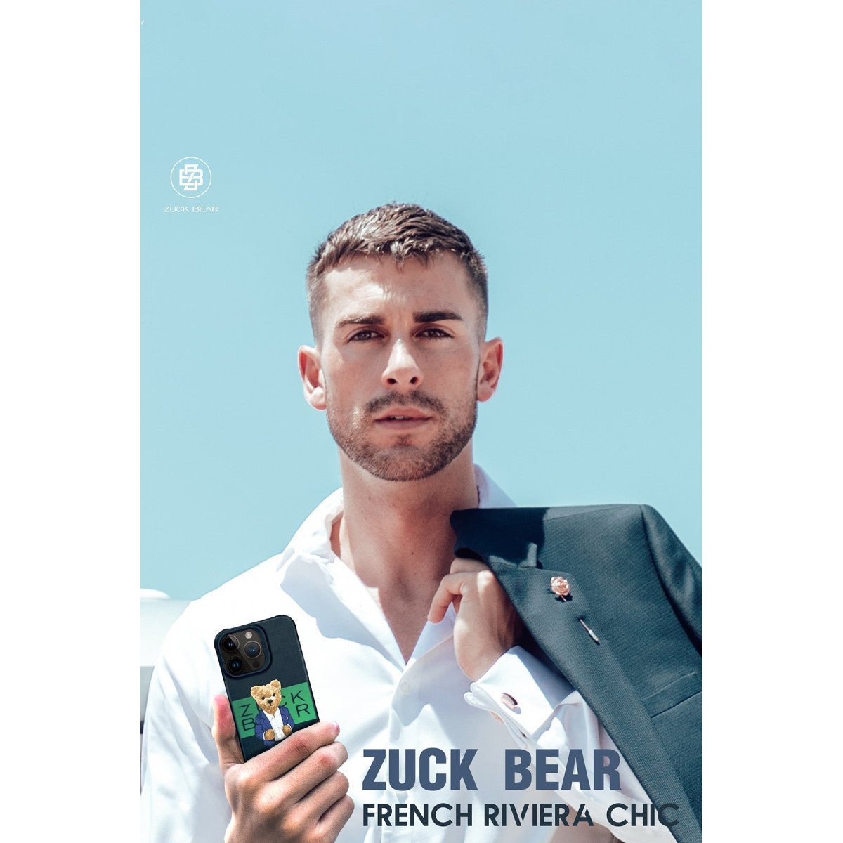 ZuckBear Apple iPhone 15 Pro French Riviera Chic Kapak