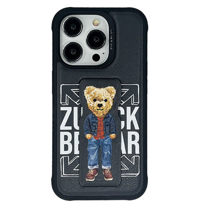 ZuckBear Apple iPhone 15 Pro Max Claude Standlı Kapak