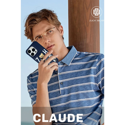 ZuckBear Apple iPhone 15 Pro Max Claude Standlı Kapak - Titan Gri
