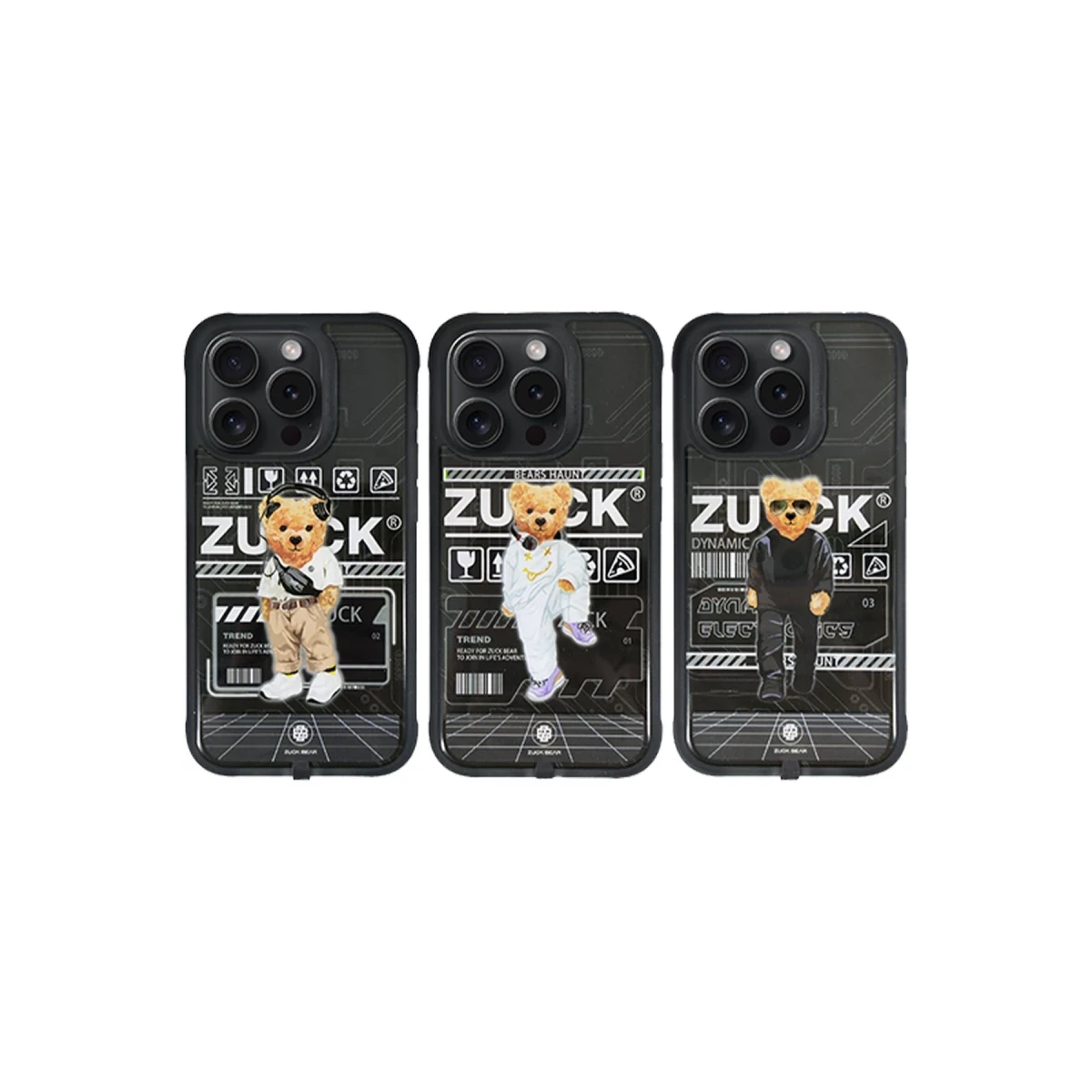 ZuckBear Apple iPhone 15 Pro Max Colby Light Kapak - Charm