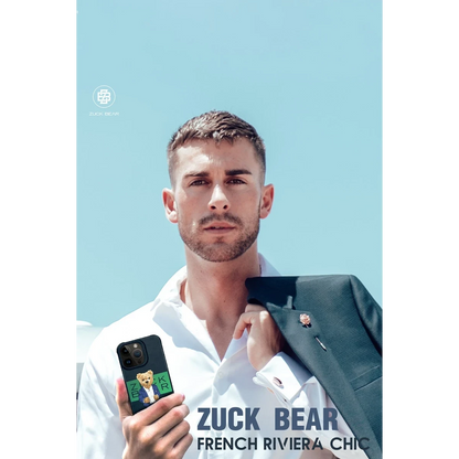 ZuckBear Apple iPhone 15 Pro Max French Riviera Chic Kapak - Monaco Glitz