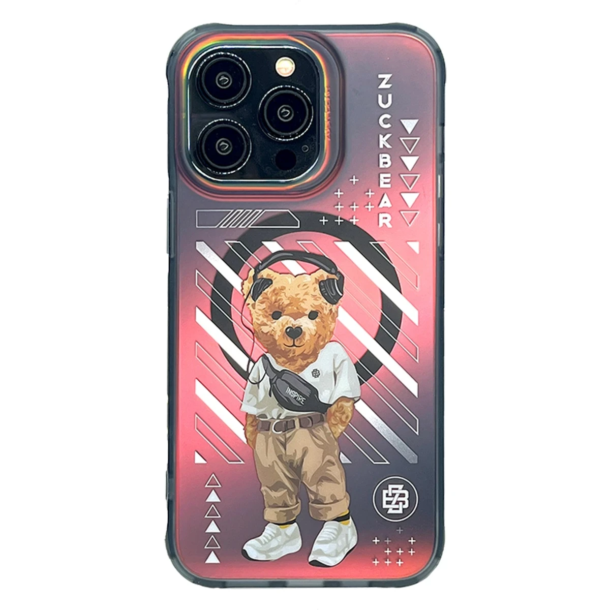 ZuckBear Apple iPhone 15 Pro Max New York Never Sleeps Magsafe Kapak - Manhattan Urbane