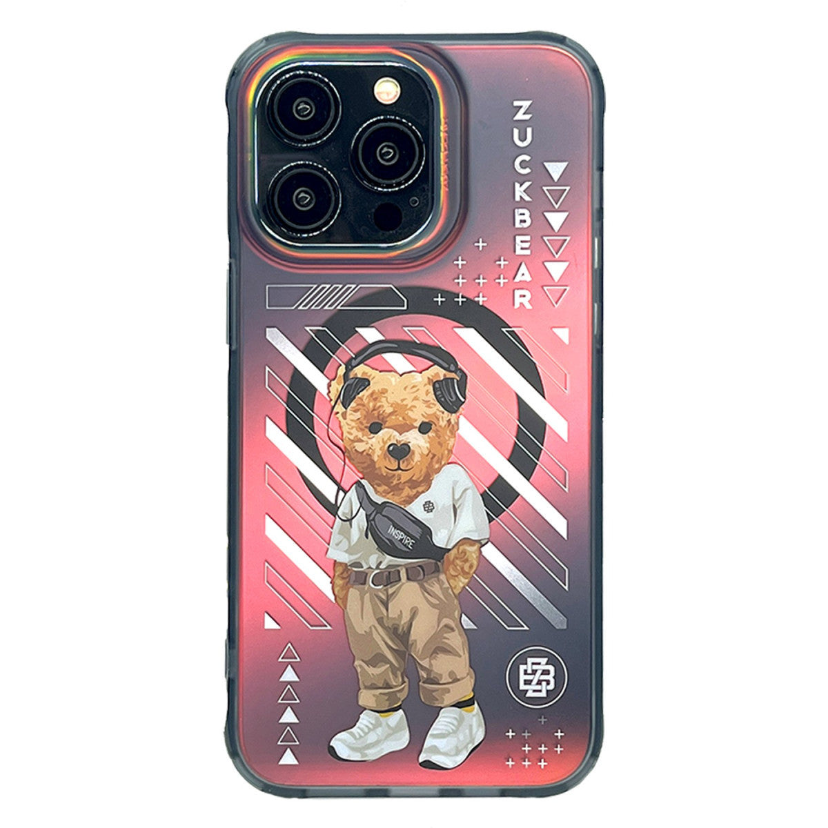 ZuckBear Apple iPhone 15 Pro Max New York Never Sleeps Magsafe Kapak