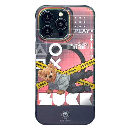 ZuckBear Apple iPhone 15 Pro Max New York Never Sleeps Magsafe Kapak - Queens Spark