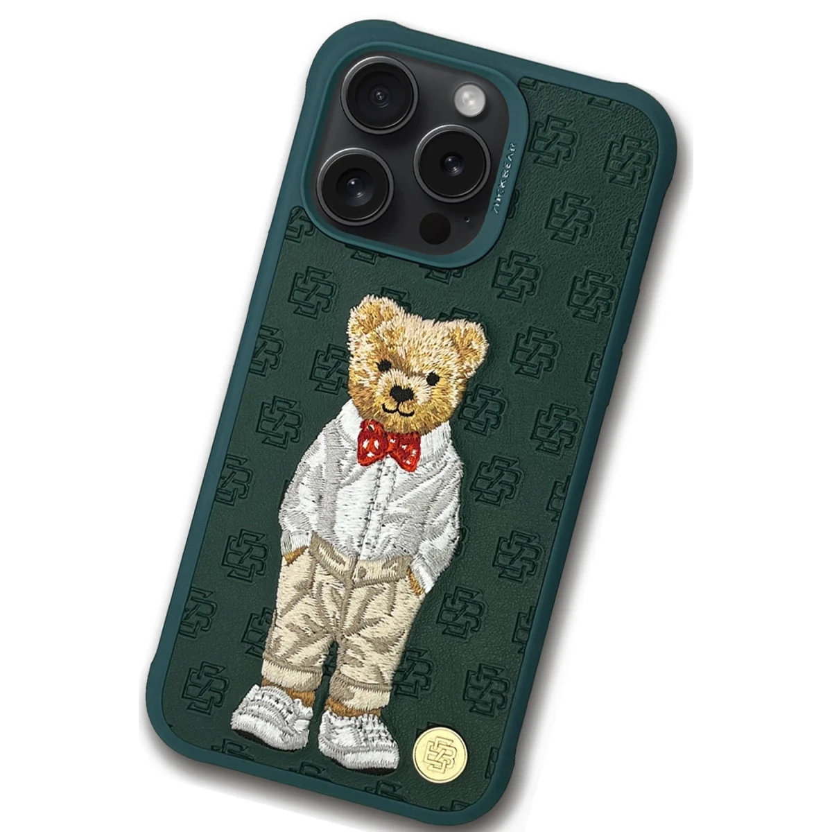 ZuckBear Apple iPhone 15 Pro Max Paris Gentleman Kapak - Bow Tie