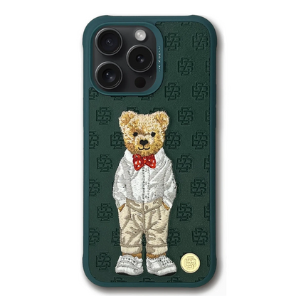 ZuckBear Apple iPhone 15 Pro Max Paris Gentleman Kapak - Bow Tie