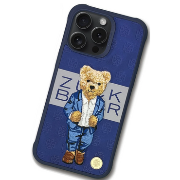 ZuckBear Apple iPhone 15 Pro Max Paris Gentleman Kapak - Suit