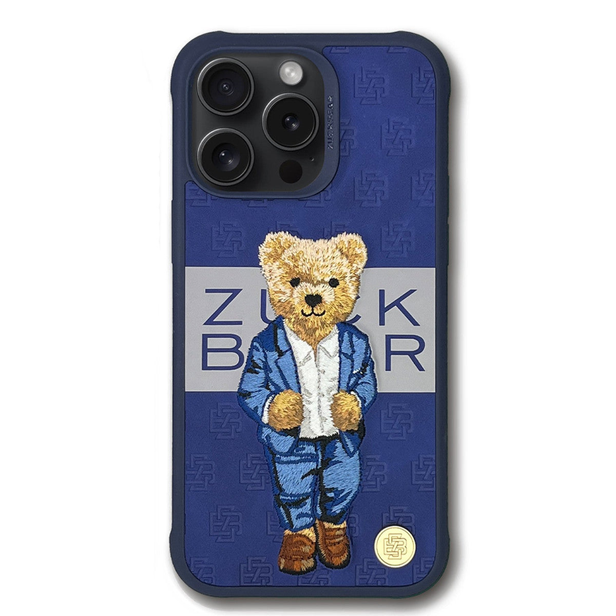 ZuckBear Apple iPhone 15 Pro Max Paris Gentleman Kapak