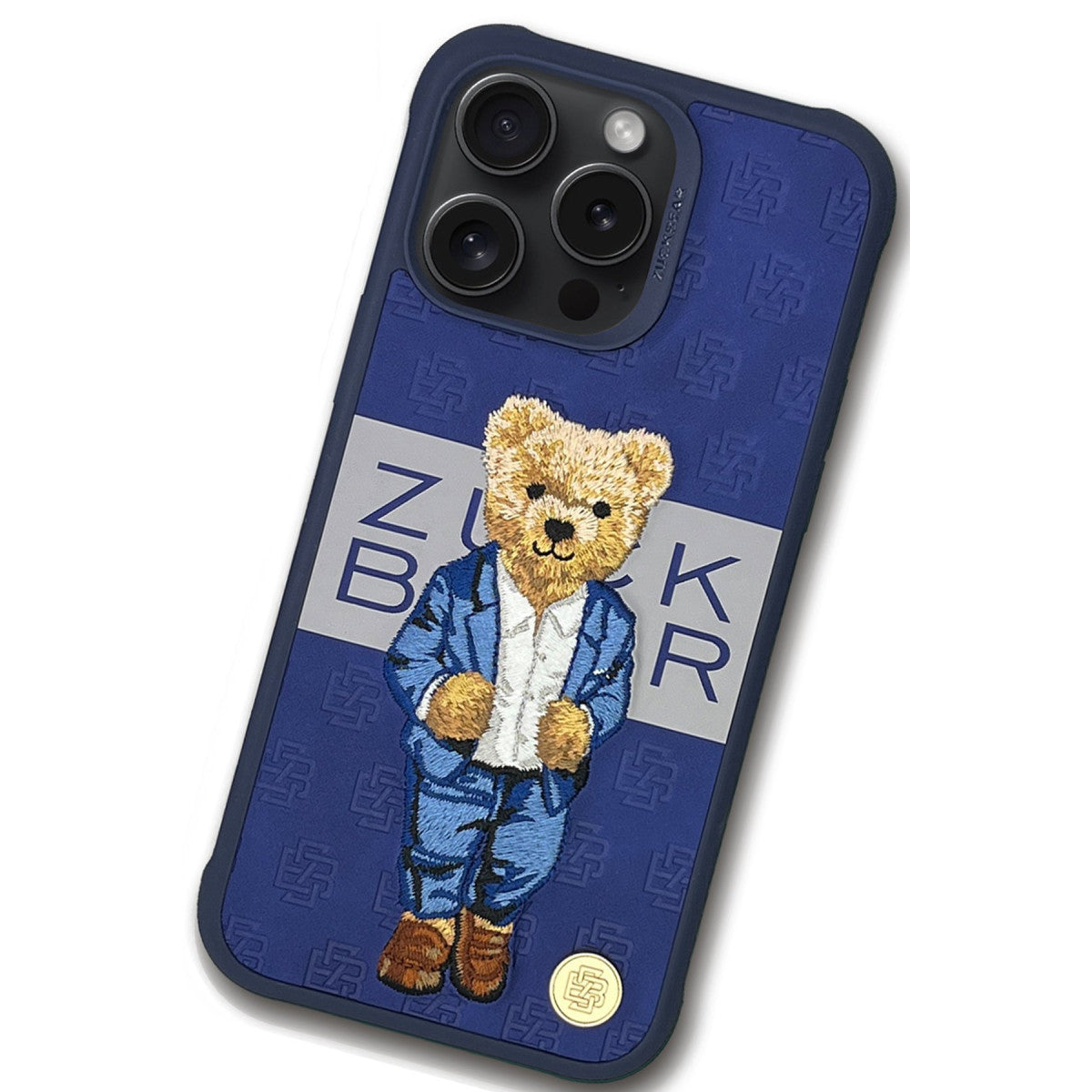 ZuckBear Apple iPhone 15 Pro Max Paris Gentleman Kapak