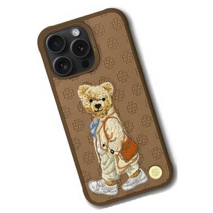 ZuckBear Apple iPhone 15 Pro Paris Gentleman Kapak - Bag