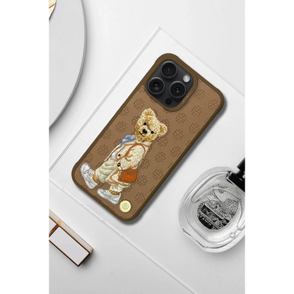 ZuckBear Apple iPhone 15 Pro Paris Gentleman Kapak - Bag