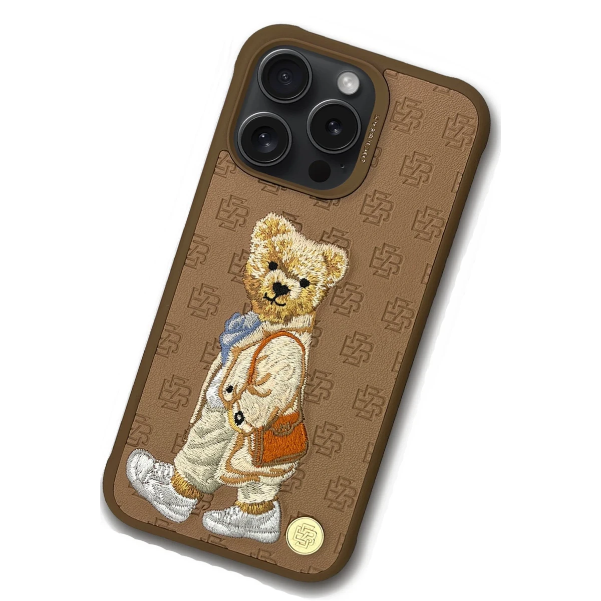 ZuckBear Apple iPhone 15 Pro Paris Gentleman Kapak - Bag