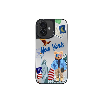 ZuckBear Apple iPhone 16 Benard Mirror Magsafe Kapak - New York