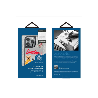ZuckBear Apple iPhone 16 Benard Mirror Magsafe Kapak - Paris