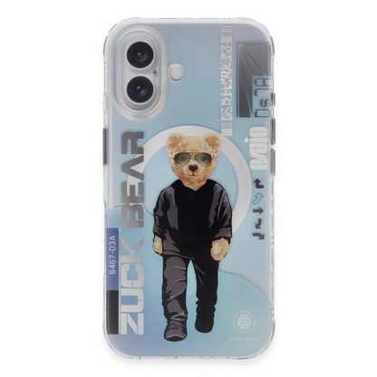 ZuckBear Apple iPhone 16 Berlin Boss Magsafe Kapak - Zwei Charm