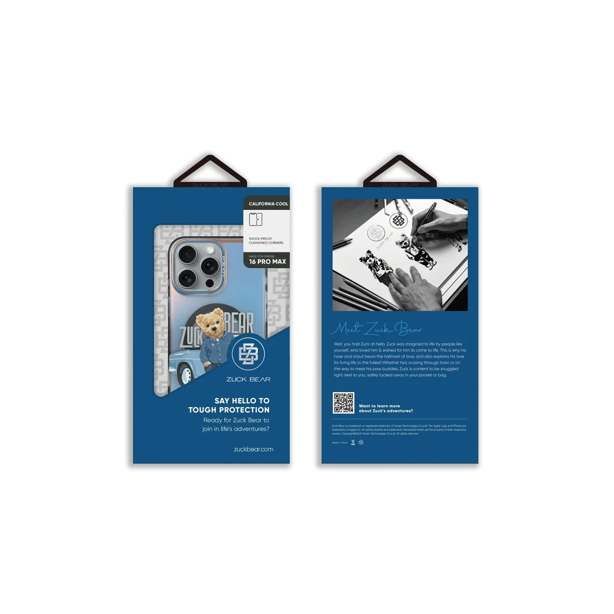 ZuckBear Apple iPhone 16 California Cool Magsafe Kapak - Car