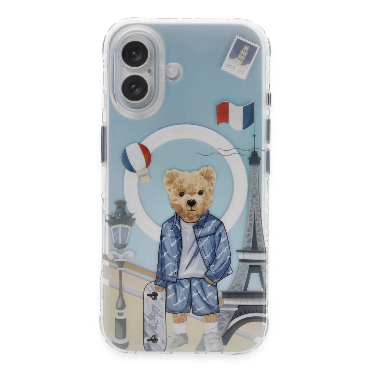 ZuckBear Apple iPhone 16 Darnell Frosted Laser Magsafe Kapak