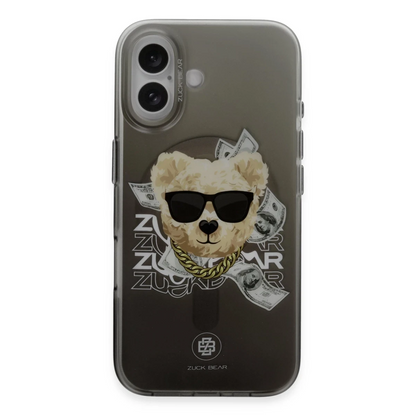 ZuckBear Apple iPhone 16 Harold Magsafe Kapak - Siyah