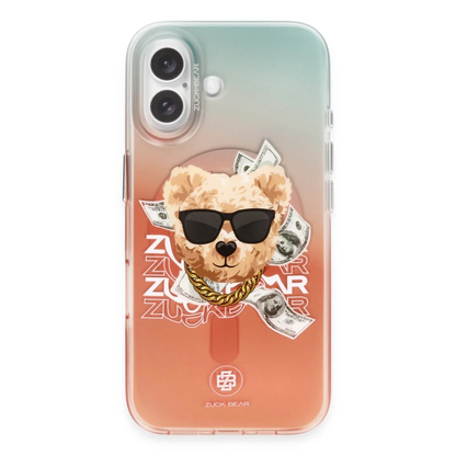 ZuckBear Apple iPhone 16 Harold Magsafe Kapak - Turuncu