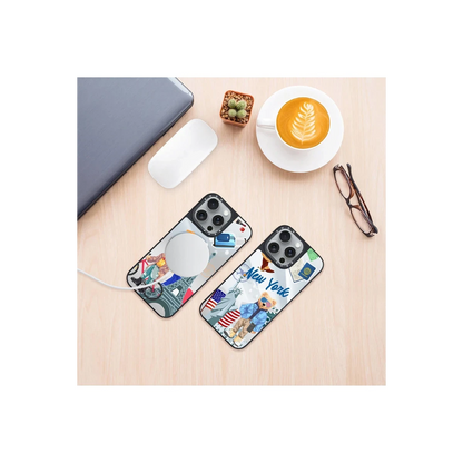 ZuckBear Apple iPhone 16 Pro Benard Mirror Magsafe Kapak - Paris