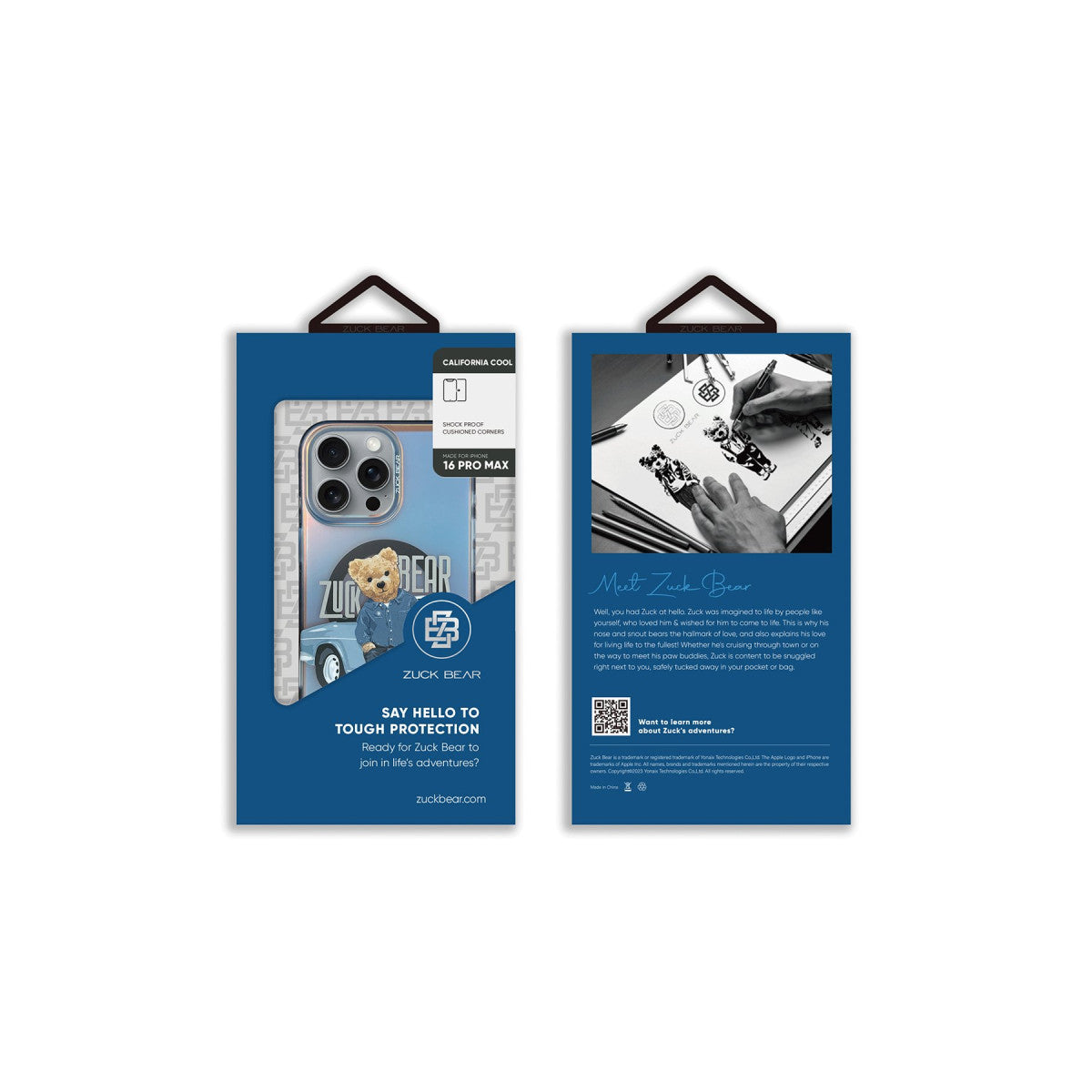 ZuckBear Apple iPhone 16 Pro California Cool Magsafe Kapak