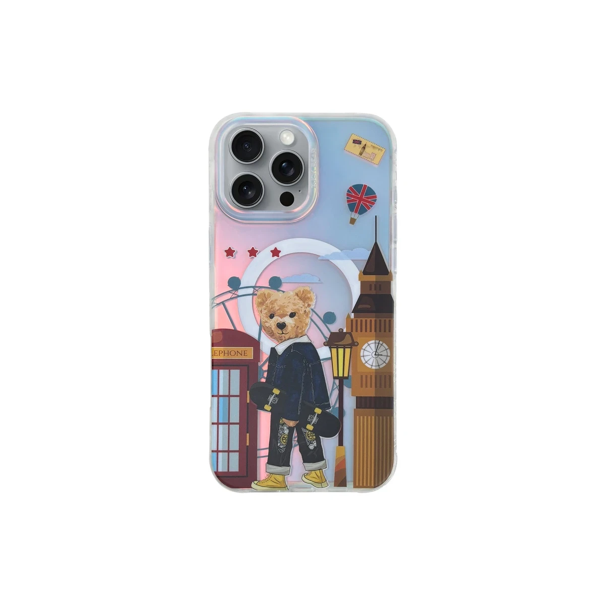 ZuckBear Apple iPhone 16 Pro Darnell Frosted Laser Magsafe Kapak - London