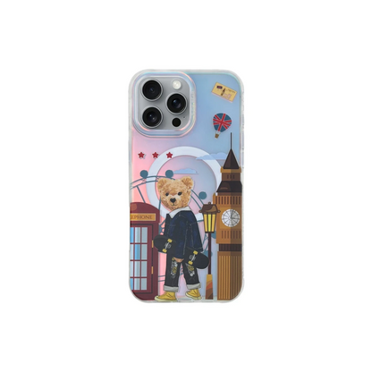 ZuckBear Apple iPhone 16 Pro Darnell Frosted Laser Magsafe Kapak - London