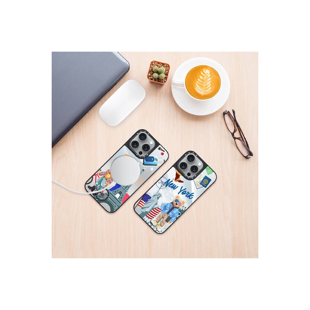 ZuckBear Apple iPhone 16 Pro Max Benard Mirror Magsafe Kapak