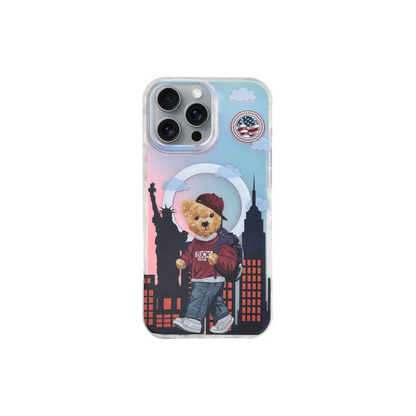 ZuckBear Apple iPhone 16 Pro Max Darnell Frosted Laser Magsafe Kapak - New York