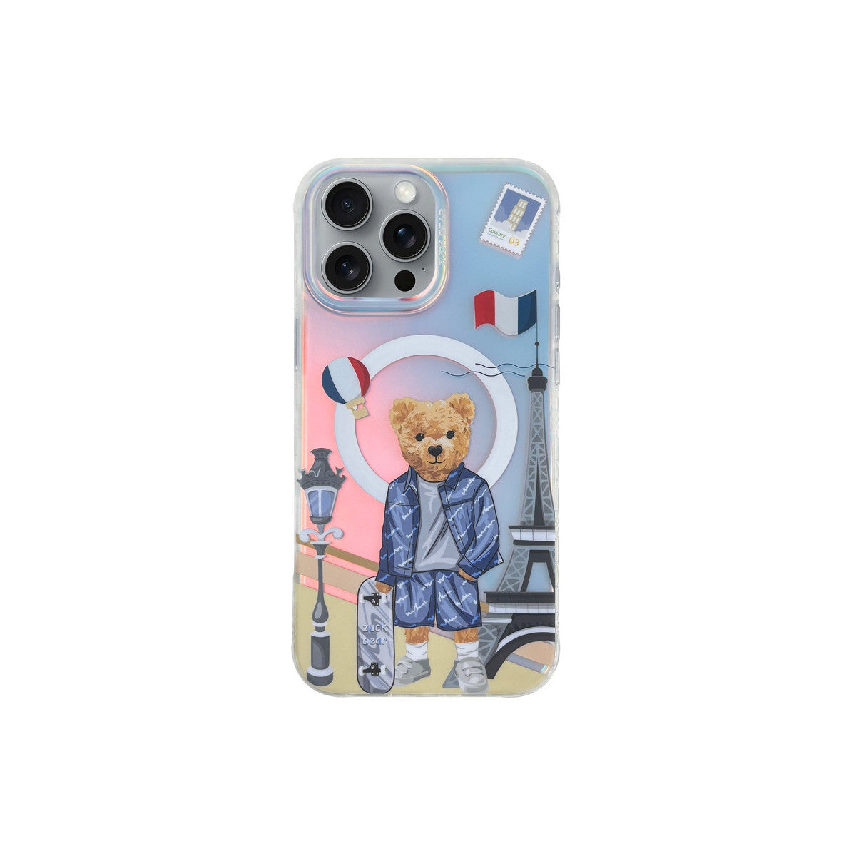 ZuckBear Apple iPhone 16 Pro Max Darnell Frosted Laser Magsafe Kapak